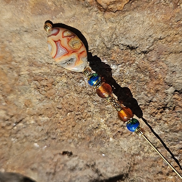 Handmade beaded bookmark, succulent garden decor, multiple uses, great gifts 🎁 - Picture 1 of 5